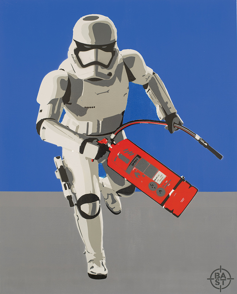 73-Basto-toile- #Bastrooper01 - 100-x-80-x-4-cm- 2017 - spray sur canvas