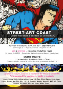 Street-Art Coast - Festival AVC 4.0 - La ciotat - Collectif AVC