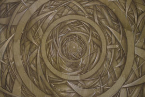 REAONE - Marseille 3013 - spirale chaînée, mise en abîme - fresque & toiles - Collectif AVC