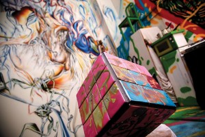 Poasson - L'Atelier 1ère Galerie Alternative & Solidaire du Collectif AVC - 2017 - Montreuil - chaos & renouvellement - street-art-session 